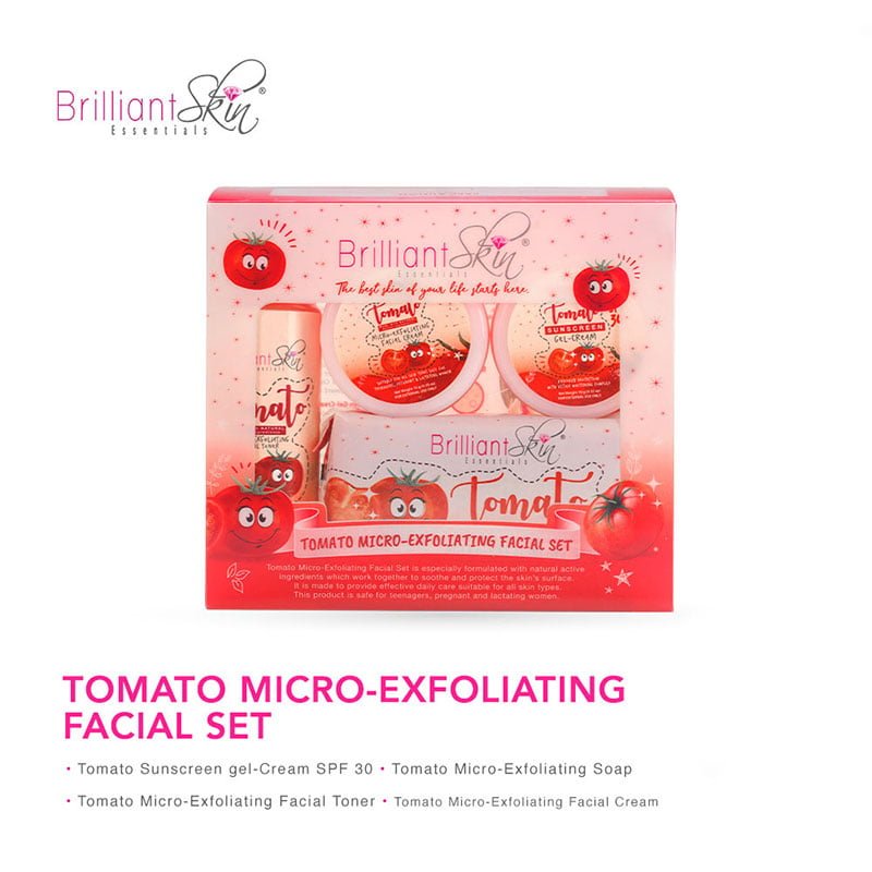 Brilliant Skin Essentials Tomato Micro-Exfoliating Facial Set
