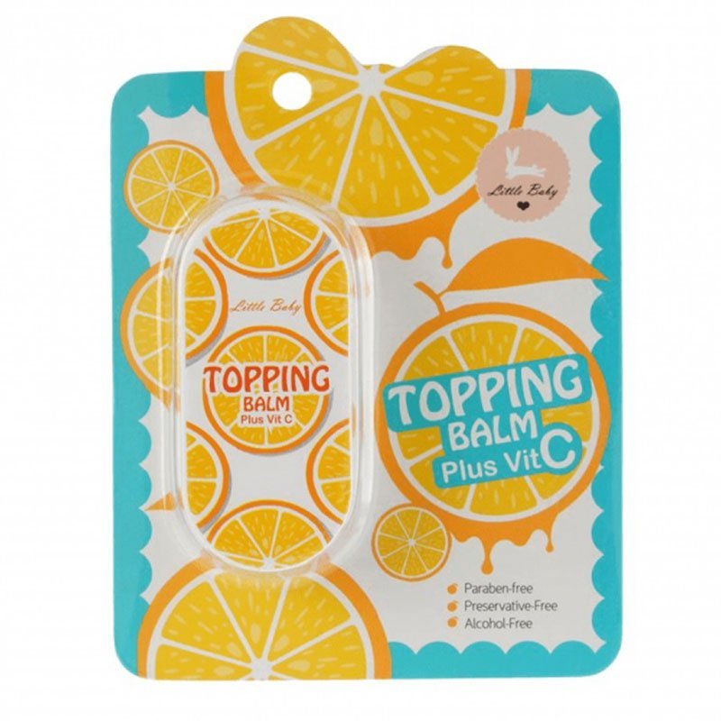 Topping-Balm-Plus-Vitamin-C-1.jpg Little Baby Topping Balm Plus Vitamin C 10g Made in Thailand