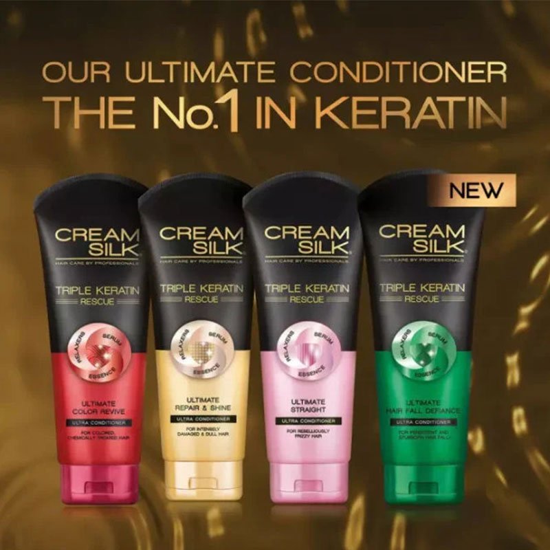 Cream Silk Triple Keratin Rescue Ultimate Ultra Conditioner 170ml