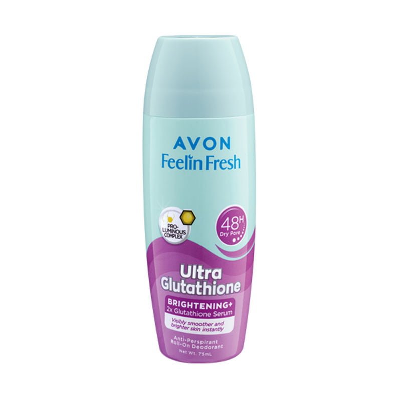 Ultra-Glutathione-75ml.jpg Avon Feelin Fresh Ultra Glutathione Anti Perspirant Roll-On Deodorant For Women 75ml