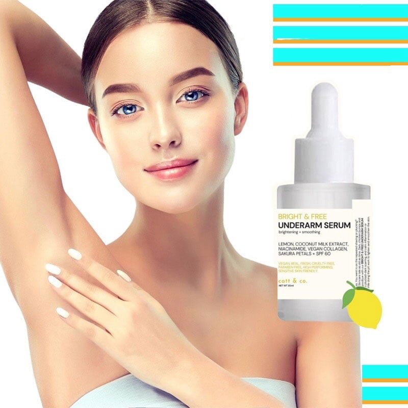 Catt & Co Bright and Free Underarm Serum Brightening + Smoothing 30ml