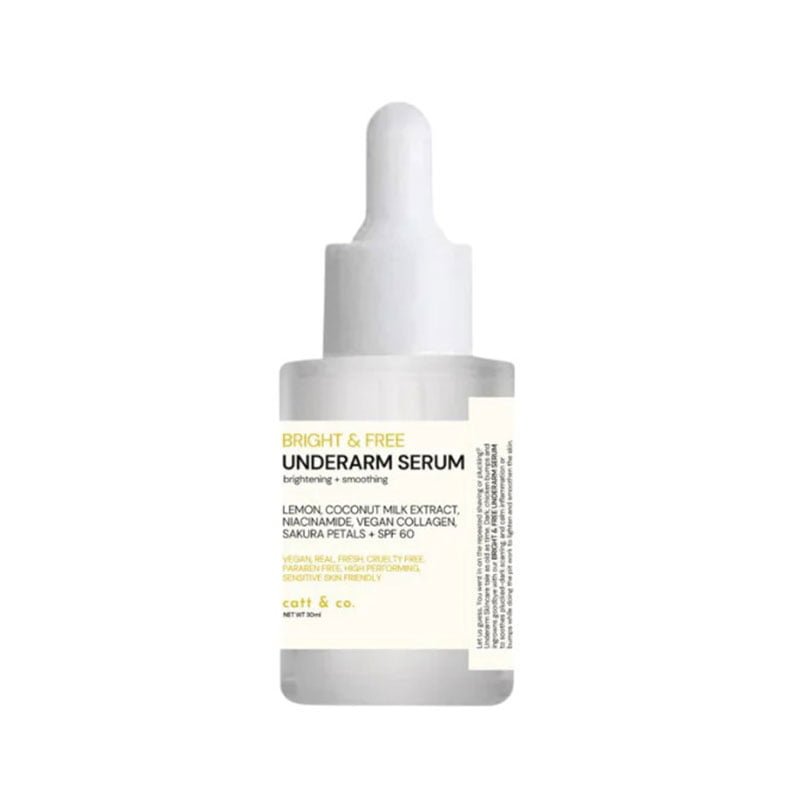 Catt & Co Bright and Free Underarm Serum Brightening + Smoothing 30ml