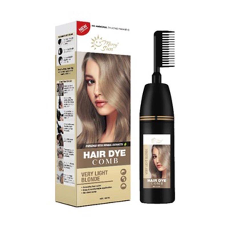 Very-Light-Blonde.jpg Merry Sun Permanent Hair Dye Comb Very Light Blonde By Merrysun Corporation