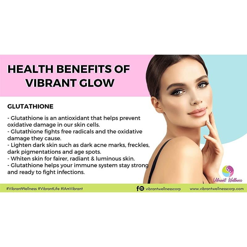 Vibrant Glow Glutathione with Vitamin C and Collagen (30 capsules)