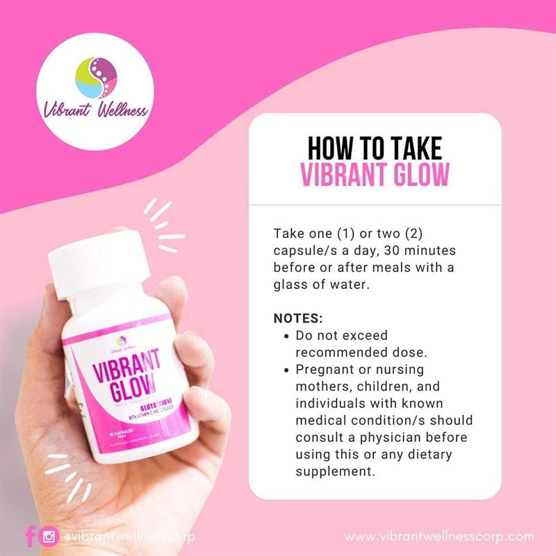Vibrant Glow Glutathione with Vitamin C and Collagen (30 capsules)
