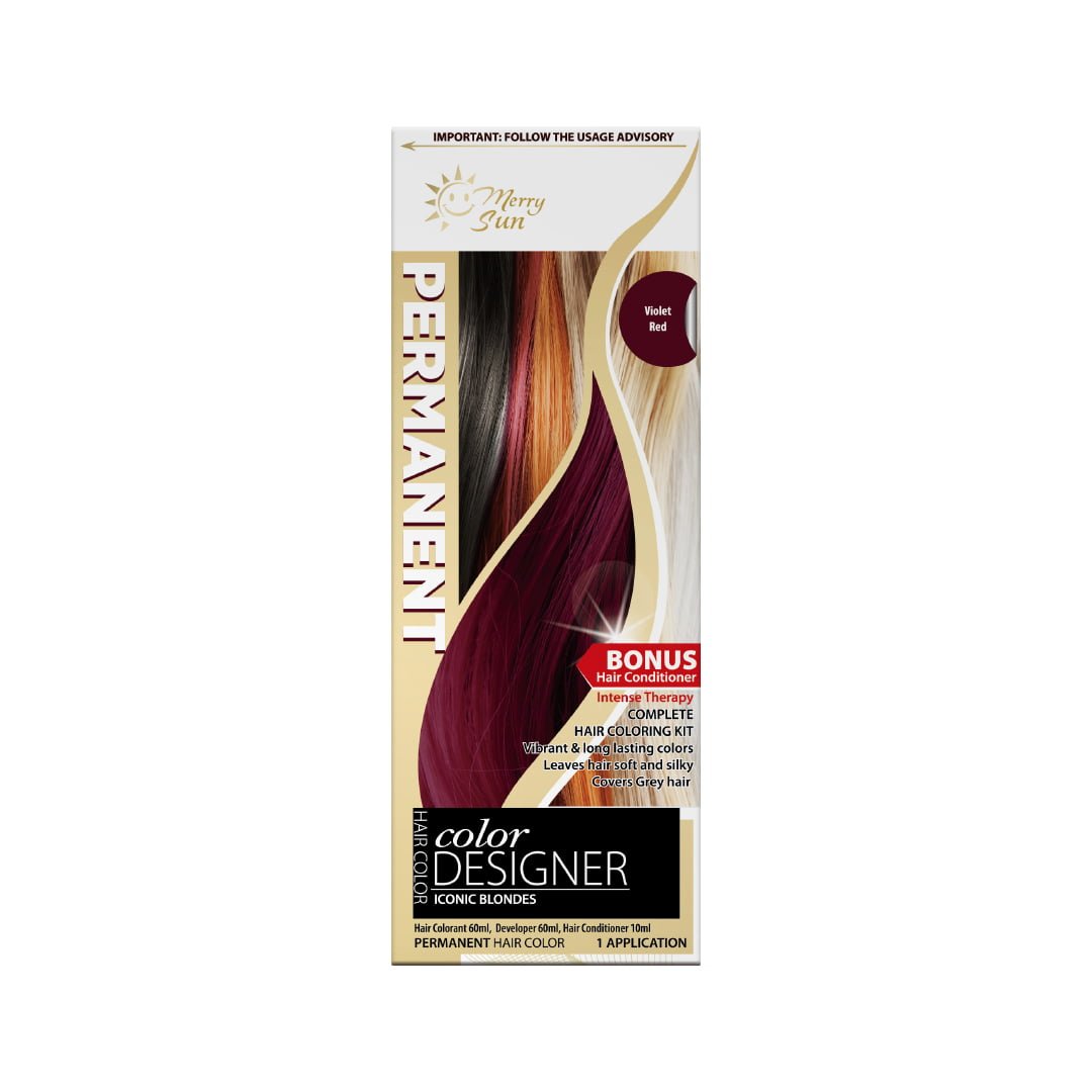 Violet-Red.jpg Merry Sun Permanent Hair Coloring Kit Violet Red By Merrysun Corporation