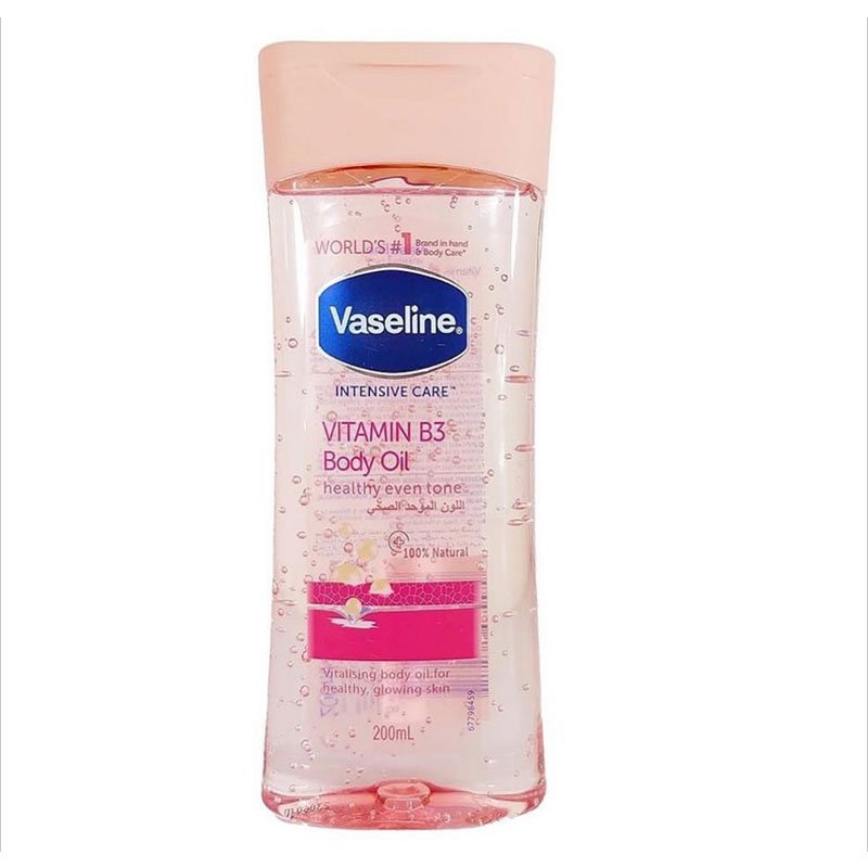 Vitamin-B3-Body-Oil.jpg Vaseline Intensive Care Vitamin B3 Body Oil Healthy Even Tone 200ml