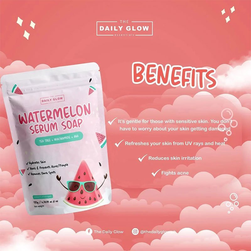 Watermelon-Serum-Soap-2.jpg The Daily Glow Watermelon Serum Soap 135g
