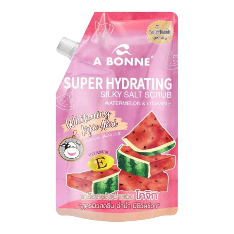 Watermelon-Vitamin-E.jpg A Bonne Super Hydrating Silky Salt Scrub Watermelon & Vitamin E 350g