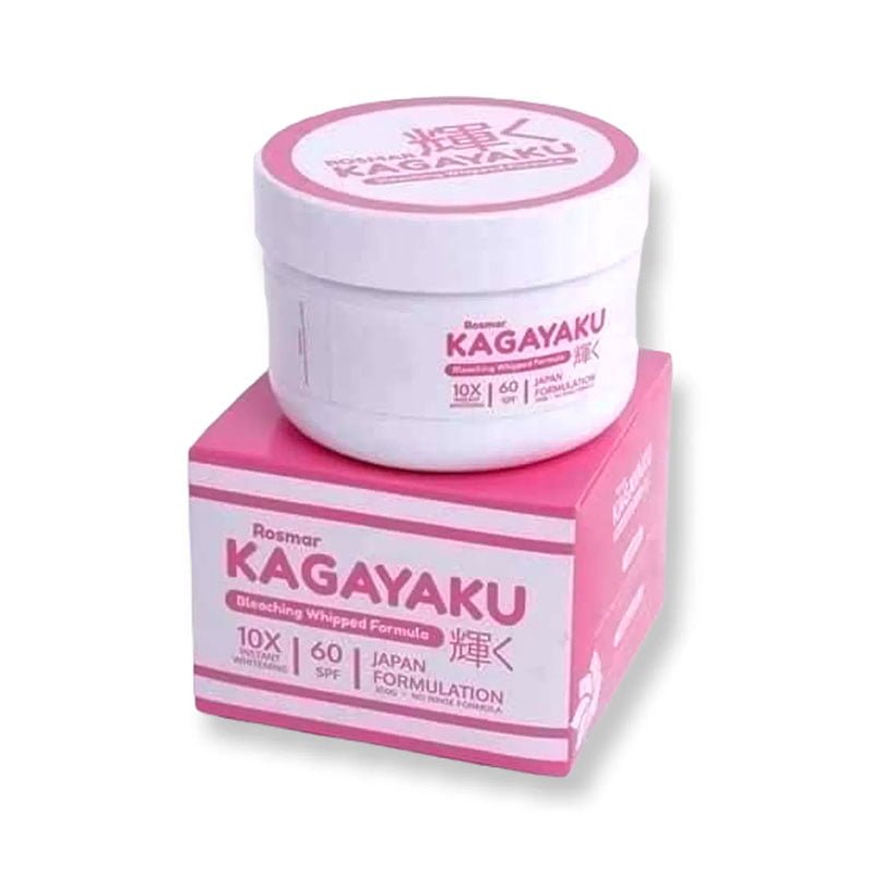 Rosmar Kagayaku Bleaching Whipped Cream SPF60 Japan Formulation No Rinse Formula X10 Instant Whitening 300g