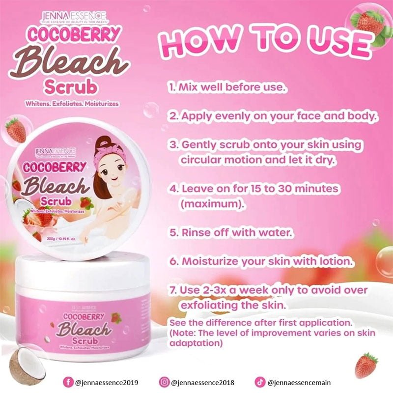 Whitening-Bleach-Scrub-3.jpg Jenna Essence Cocoberry Whitening Bleach Scrub