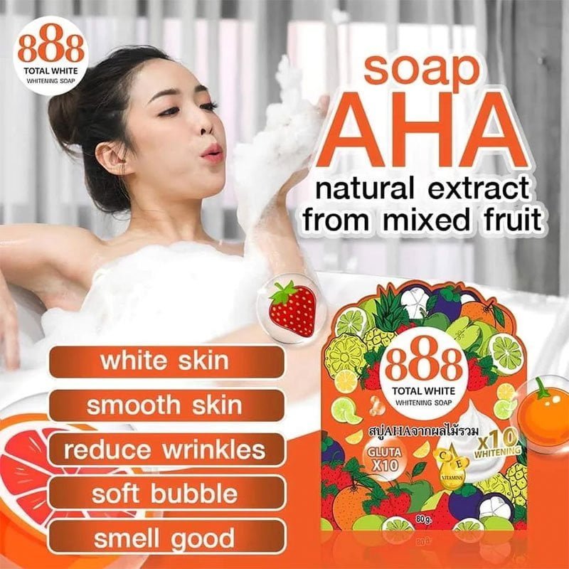Whitening-Soap-1.jpg 888 Total White Whitening Soap Gluta X10 80g Product of Thailand