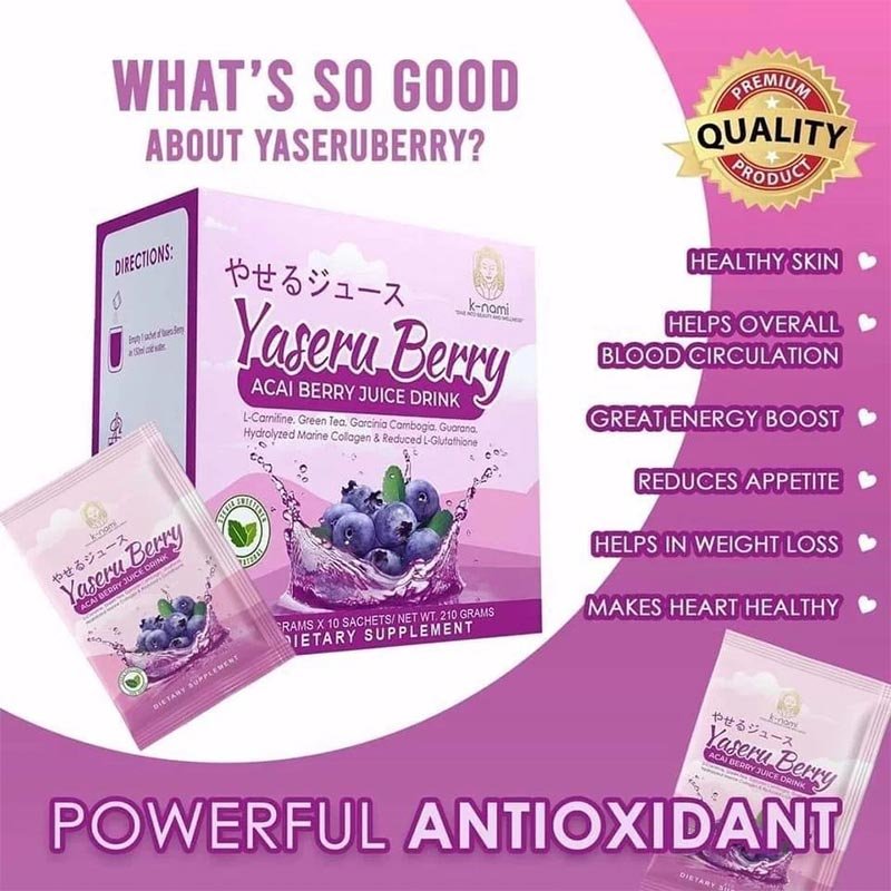 Yaseru-Berry-1.jpg Yaseru Berry Acai Berry Juice Drink – Slimming 21g x 10