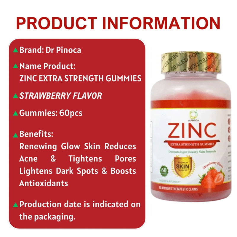 Dr. Pinoca Zinc Extra Strength Gummies