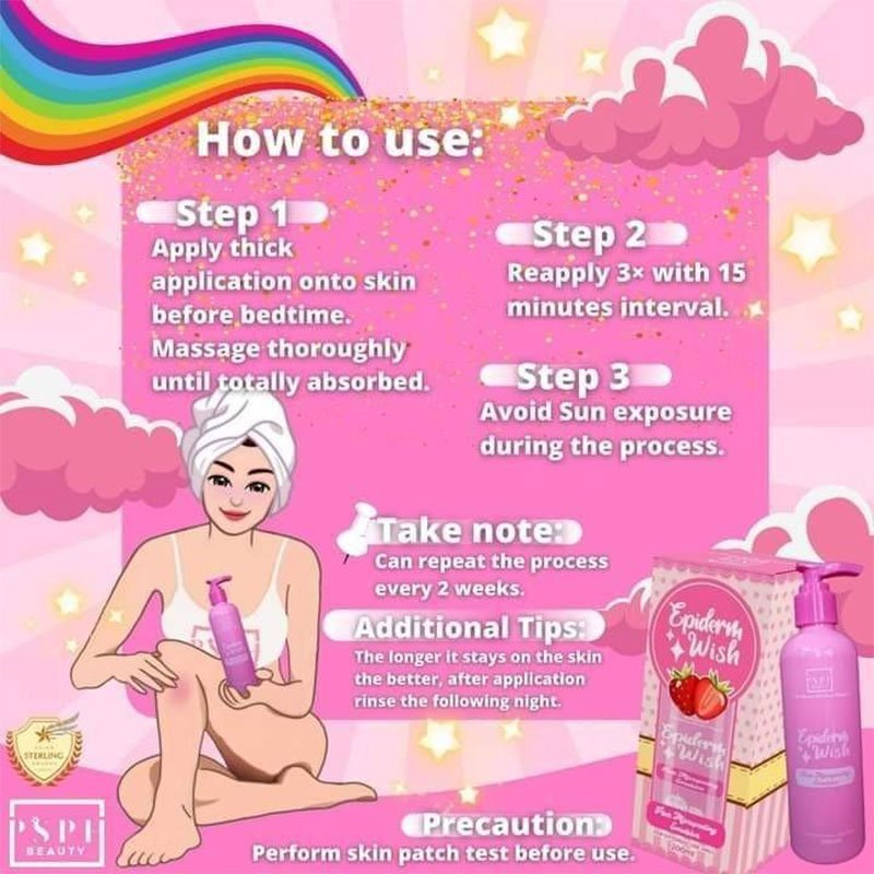 PSPH Beauty Epiderm Wish Pink Micropeeling Emulsion 200ml