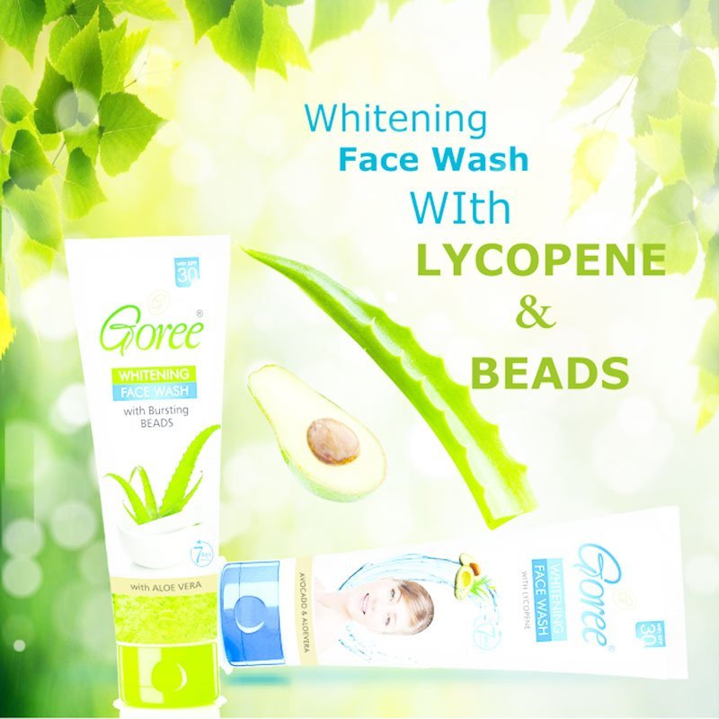 Goree Whitening Face Wash With Bursting Beads