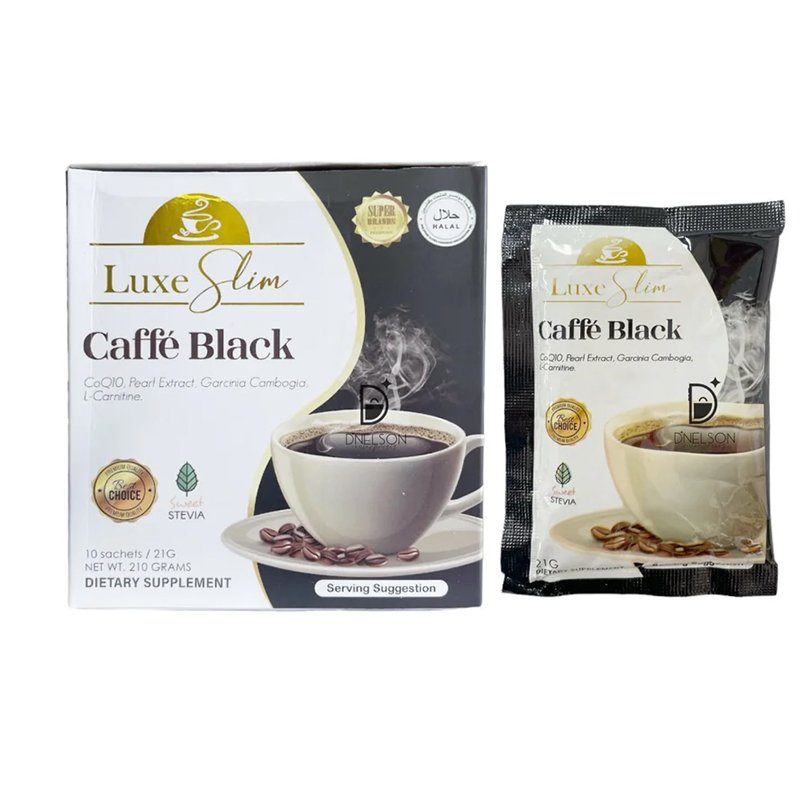 luxe-slim-caffe-black.jpg Luxe Slim Caffe Black 10 Sachets/21g