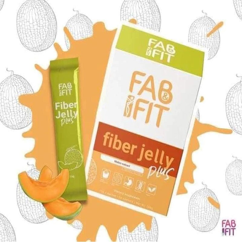 FAB & FIT – Slimming Fiber Jelly Plus (Lychee,Melon,Strawberry,Apple&Blueberry)