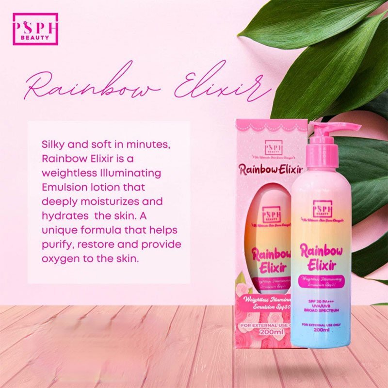 PSPH Beauty Rainbow Elixir Weightless Illuminating Emulsion Spf30 200ml
