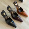 Gold-Detail Slingback Heels - colour collection Gold-Detail Slingback Heels - colour collection